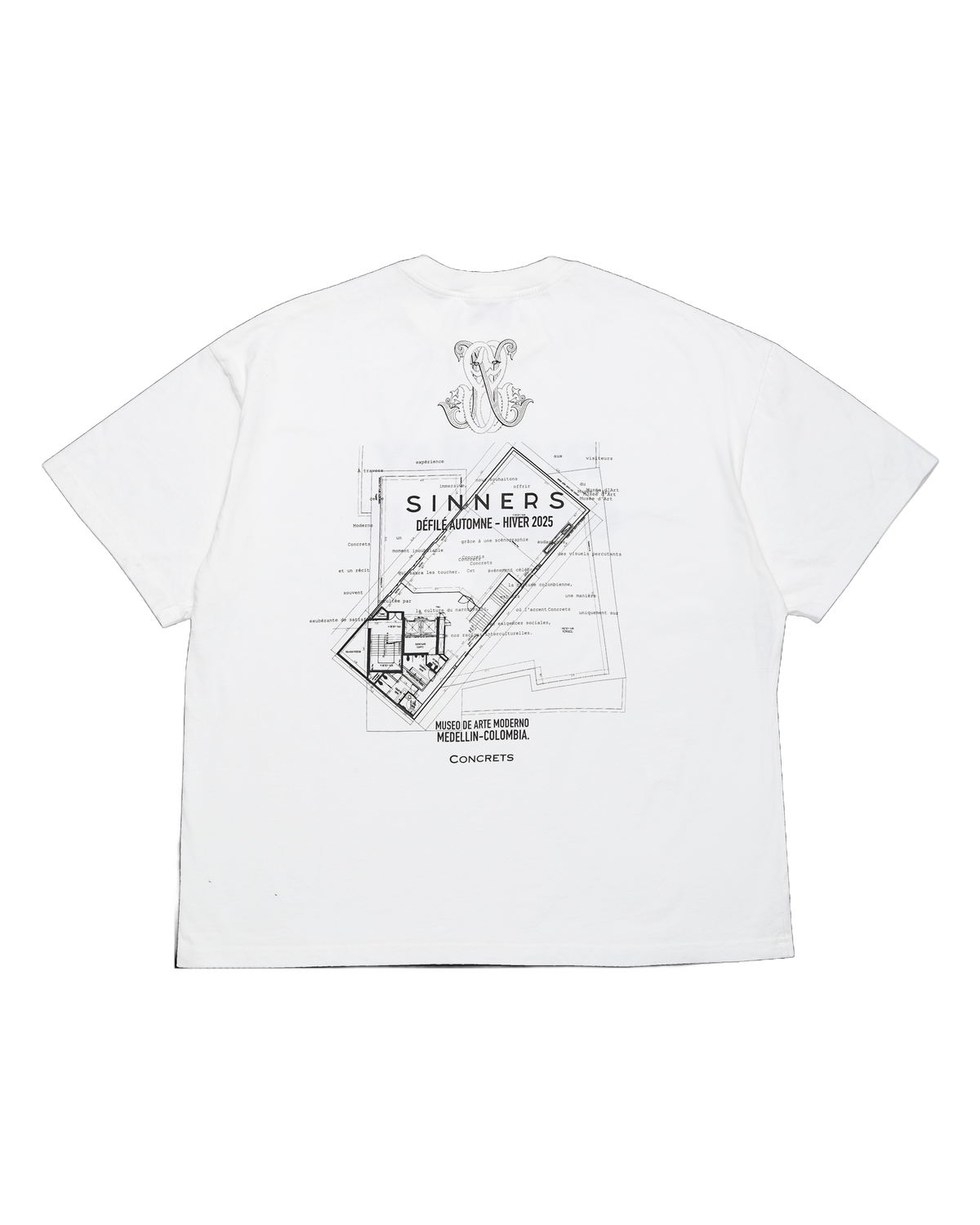 I'M NOT A MODEL T-SHIRT — WHITE — view 2